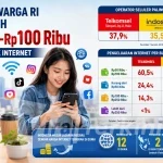 Mayoritas Warga RI Hanya Rogoh Rp50 Ribu-Rp100 Ribu per Bulan untuk Internet