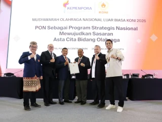 Tok...Tok, Banten dan Lampung Ditetapkan KONI Pusat Tuan Rumah Bersama PON ke 23 Tahun 2032