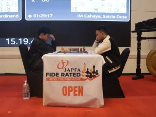 JAPFA FIDE Rated 2026 semakin kompetitif, 5 Pecatur Bersaing Ketat Dipuncak Klasemen