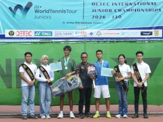 Rafa dan Gwen Pecah Telur, Rebut Gelar ITF Perdana di Sukoharjo