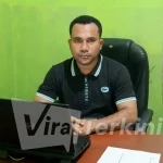 Tokoh masyarakat Pulau Gebe, Samsul Akebai, menyampaikan apresiasi atas hadirnya fasilitas penerangan jalan tenaga surya yang meningkatkan keamanan dan mobilitas warga. Foto: ist