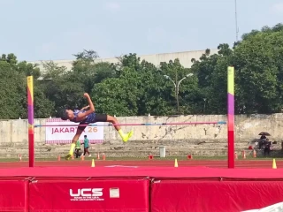 Hammam Pecahkan Rekor Lompat Tinggi di Kejurnas Atletik 2026