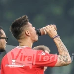 Mees Hilgers saat latihan Tim Nasional jelang FIFA Match Day melawan Oman (foto - Ady Sesotya)