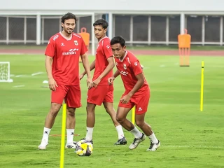 Latihan Timnas Indonesia Jelang Hadapi Fifa Matchday