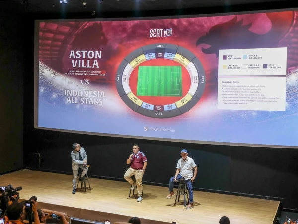 Antusiasme Tinggi, Penjualan Tiket Aston Villa vs Indonesia All Stars Resmi Dimulai