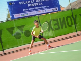 DETEC K3N7O3N9 Open 2026 Jadi Pilihan Liburan Sekolah, Petenis Muda Indonesia Asah Prestasi di Sukoharjo