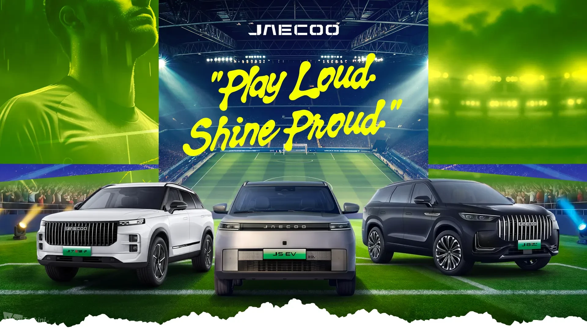 1. KV JAECOO Play Loud, Shine Proud