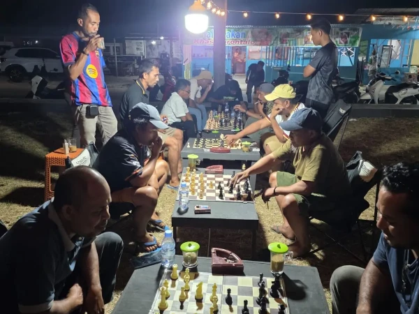 Percasi Halteng Gelar Turnamen Catur di Taman Kota Weda, Siap Jadi Tuan Rumah Kejurprov Malut