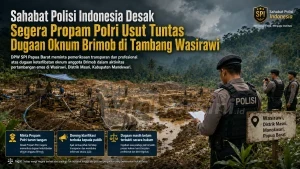 Sahabat Polisi Indonesia Desak Segera Propam Polri Usut Tuntas Dugaan Oknum Brimob di Tambang Wasirawi