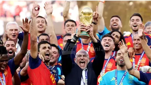 Spanyol Taklukkan Argentina di Final, Gelar Dunia Kedua Berhasil Diraih