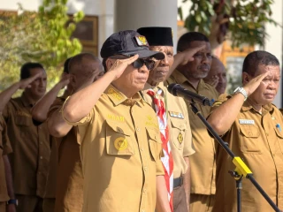 Pelepasan Kontingen Jamnas XII, Bupati Halteng Tegaskan Komitmen Cetak Generasi Emas