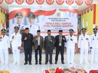 Bupati Halteng Lantik 7 Kades di Patani dan Gebe: Desa Garda Terdepan Pelayanan Warga