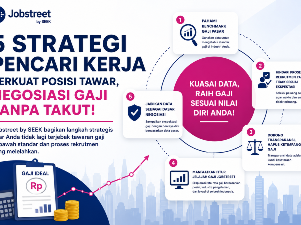 Jobstreet by SEEK Dorong Pencari Kerja Perkuat Posisi Tawar