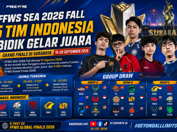 Lima Tim Indonesia Bidik Gelar FFWS SEA 2026 Fall, Surabaya Jadi Panggung Penentuan