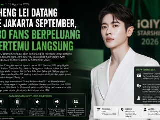 Cheng Lei Datang ke Jakarta September, 180 Fans Berpeluang Bertemu Langsung