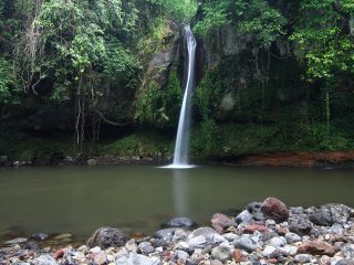 Pesona Air Terjun Unik di Kaki Gunung Dempo