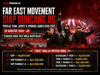 Far East Movement Tampil di JIS, Harga Tiket Acara Persija Dinilai Wajar Naik