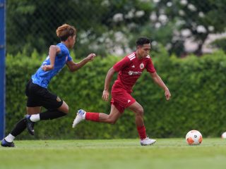 Dua Gol Rayhan Hannan Bawa Persija Taklukkan Police Tero di Thailand