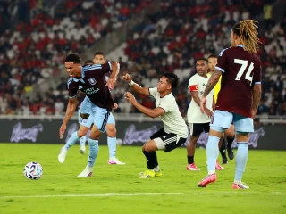 Momen Pertandingan Aston Villa vs Indonesia All Stars