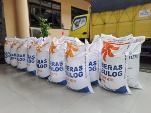 Beras dari Perum Bulog