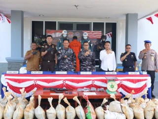 TNI AL Gagalkan Penyelundupan 1,6 Ton Pasir Timah Ilegal ke Malaysia, Selamatkan Potensi Kerugian Negara Rp1,33 Miliar