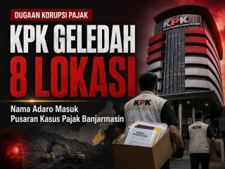 Nama Adaro Masuk Pusaran Kasus Pajak Banjarmasin, KPK Geledah 8 Lokasi dan Sita Dokumen