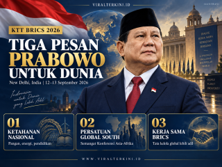 Prabowo Bawa Tiga Pesan di KTT BRICS 2026: Indonesia Mandiri, Negara Berkembang Bersatu