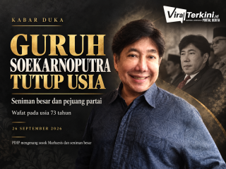 Guruh Soekarnoputra Tutup Usia, PDIP Kenang Sosok Seniman Besar dan Pejuang Partai