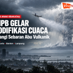 BNPB Gelar Modifikasi Cuaca untuk Kurangi Sebaran Abu Erupsi Anak Krakatau