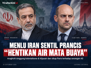 Menlu Iran Sentil Prancis: “Hentikan Air Mata Buaya”, Singgung Sejarah Kolonial di Aljazair