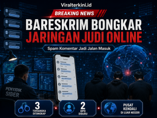 Polri Ungkap Judi Daring yang Bersembunyi di Balik Spam