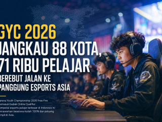 GYC 2026 Jangkau 88 Kota, 71 Ribu Pelajar Berebut Jalan ke Panggung Esports Asia