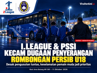 Rombongan Persib U18 Diduga Diserang, I.League dan PSSI Desak Pengusutan Tuntas