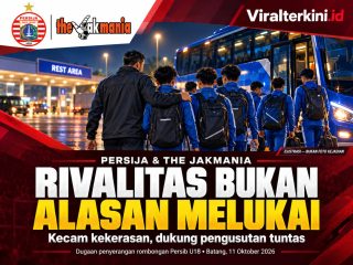 Persija Kecam Penyerangan Rombongan Persib U18, The Jakmania Minta Suporter Tak Terprovokasi