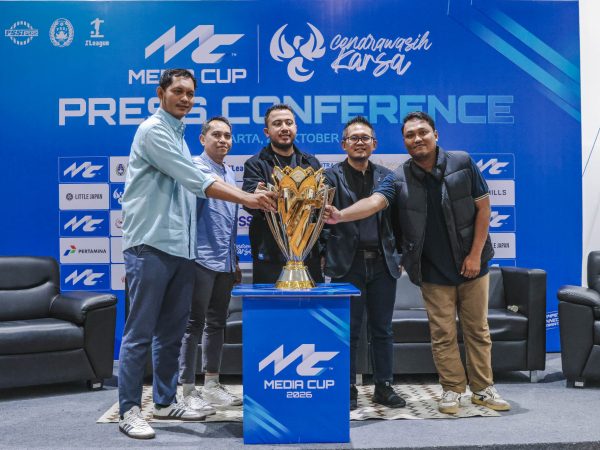 Potret Konferensi Pers Cendrawasih Karsa Media Cup 2026