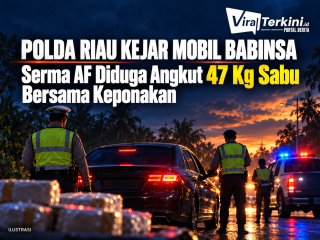 Polda Riau Kejar Mobil Babinsa, Serma AF Diduga Angkut 47 Kg Sabu Bersama Keponakan