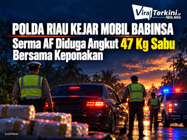 Polda Riau Kejar Mobil Babinsa, Serma AF Diduga Angkut 47 Kg Sabu Bersama Keponakan