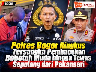 Polres Bogor Ringkus Tersangka Pembacokan Bobotoh Muda hingga Tewas Sepulang dari Pakansari