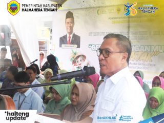 Paket Sembako Rp80 Ribu Diserbu Warga Weda, Pemkab Halteng Ringankan Beban Masyarakat