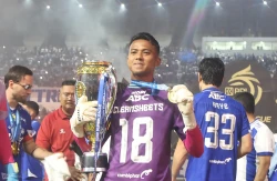 Teja Pakualam catat rekor baru clean sheet (foto Ady Sesotya)