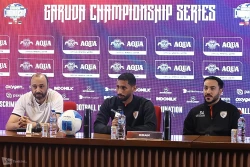 Pre-Match Press Conference Timnas Oman (foto - Ady Sesotya)
