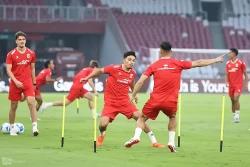 Ragnar Oratmangoen saat sesi latihan resmi Timnas Indonesia, (foto - Ady Sesotya)7_8763